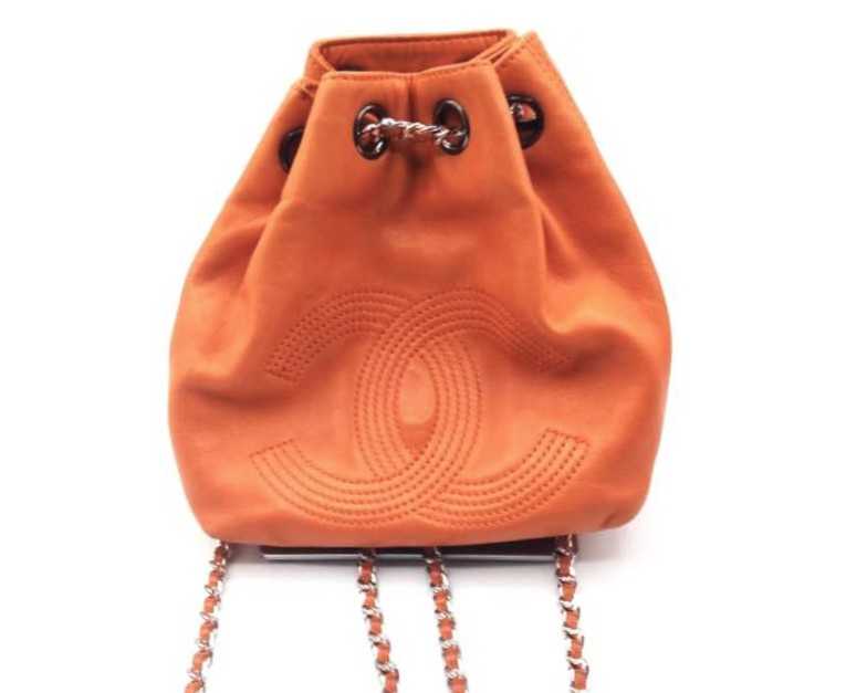 シャネル買取 ココマーク 巾着 チェーン リュック